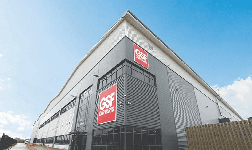 GSF Car Parts warehouse exterior under blue sky, Purpl discounts for disabilities and long term health conditions, mobility discounts and offers.