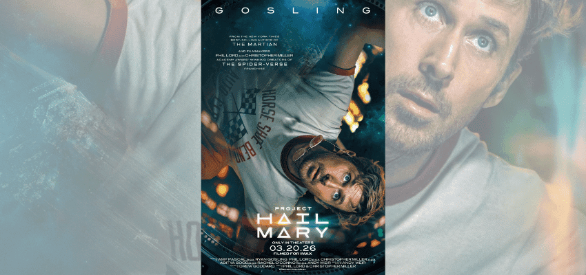 Project Hail Mary film poster, The Cinema Society, Purpl discounts for disabilities and long term health conditions, shopping discounts for disabled people.