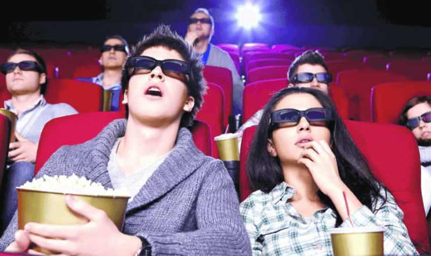 People watching a 3D film at The Cinema Society, Purpl discounts for disabilities and long term health conditions, disabled travel discounts UK.