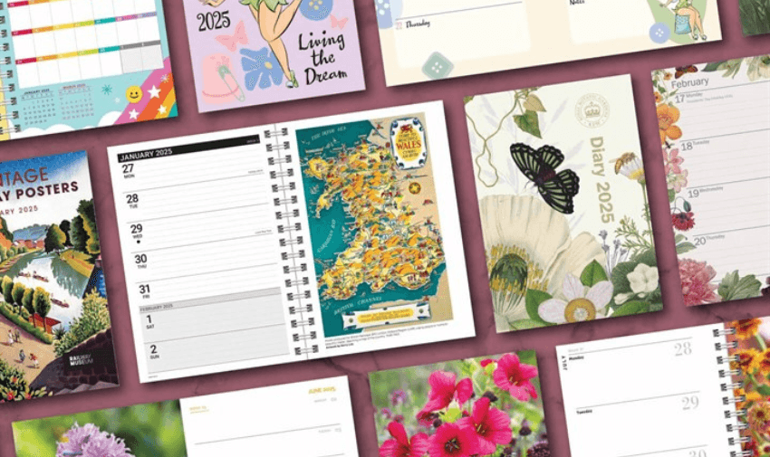 Assorted 2025 diaries and planners, Calendar Club, Purpl discounts for disabilities and long term health conditions, shopping discounts for disabled people.