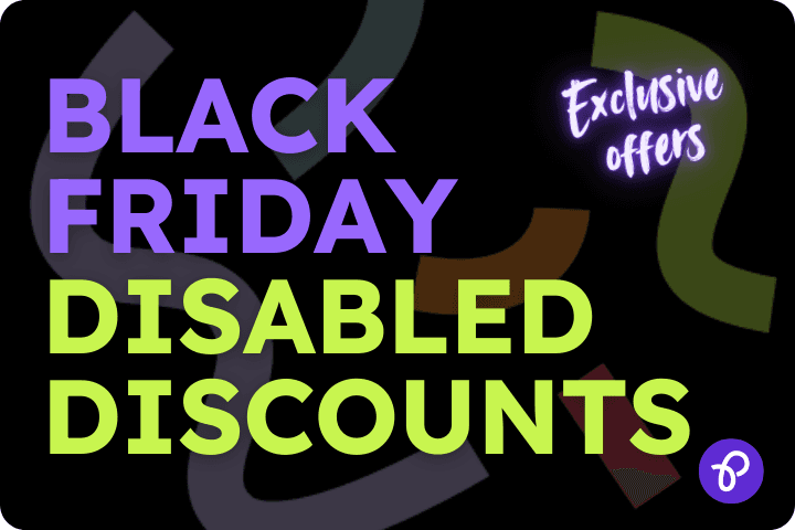 Black Friday Disabled Discounts from Purpl, the UKs first dedicated disabled discount site