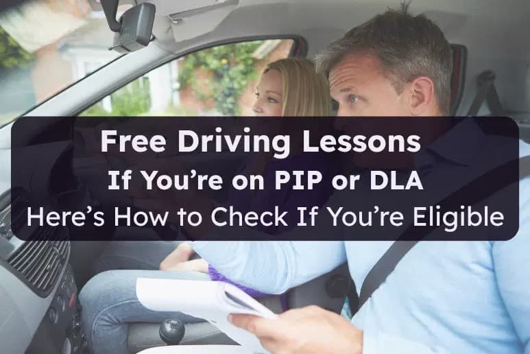 Free Driving Lessons If you're on PIP or DLA